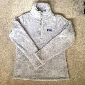 Patagonia Quarter Zip Gray Sherpa! Like new condition!